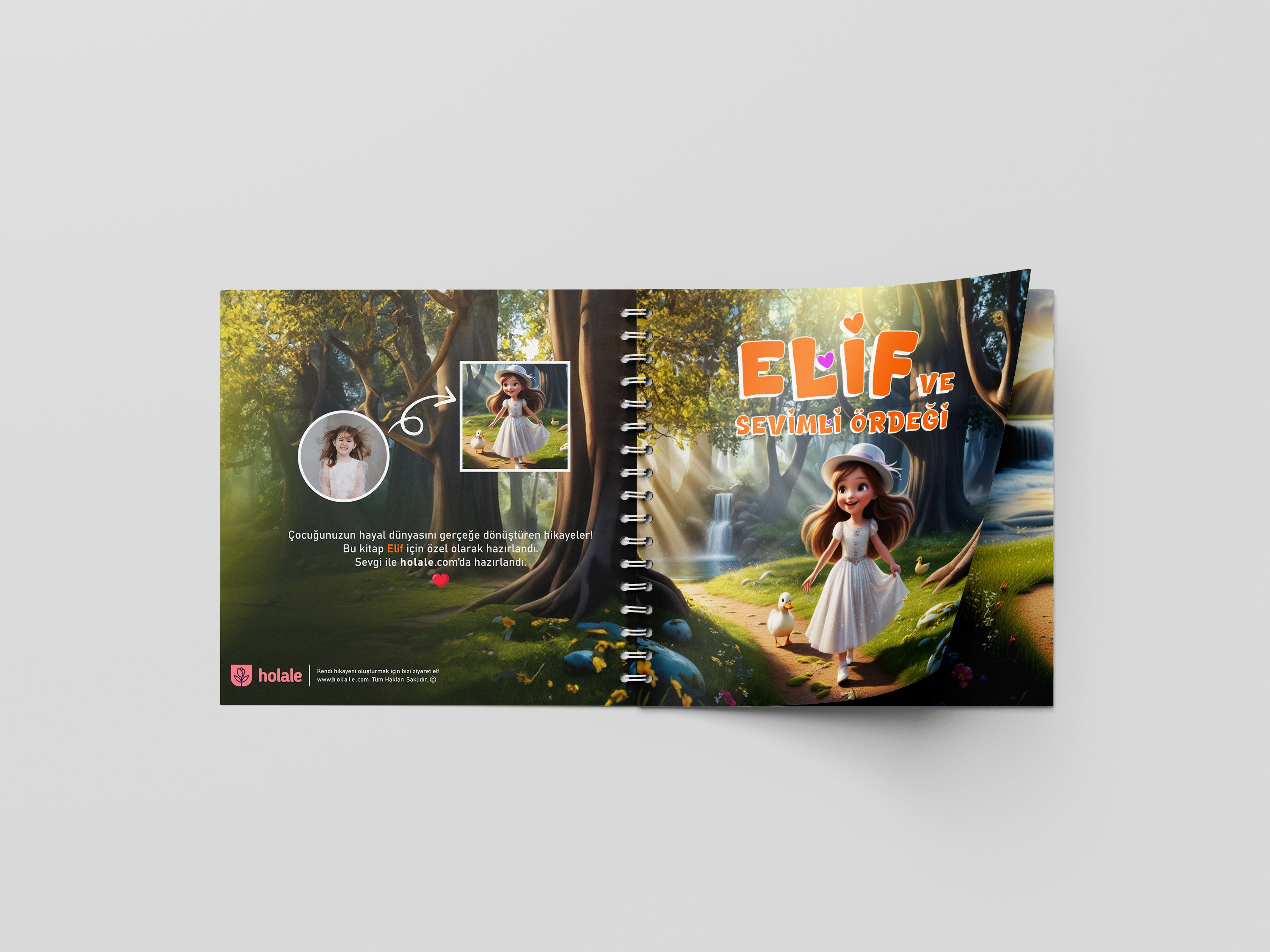 Çocuğunuza Özel İsme ve Yüze Özel Masal Kitabı